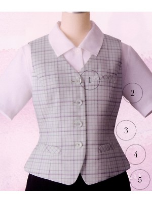 ユニフォーム1556 ESV292 ベスト(事務服)