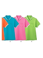 HM2079 半袖ラウンドカラーポロ