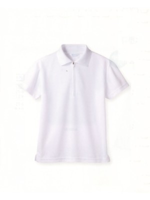 ユニフォーム13 2-571 兼用半袖ポロシャツ(白)