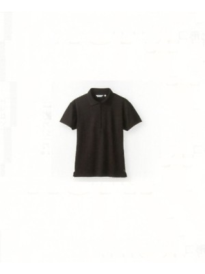 ユニフォーム36 2-572 兼用半袖ポロシャツ(黒)