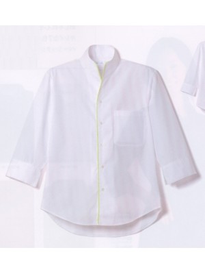 ユニフォーム1268 2-581 シャツ(白/グリーン)