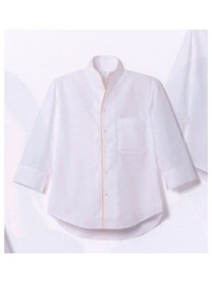 ユニフォーム1269 2-583 シャツ(白/オレンジ)