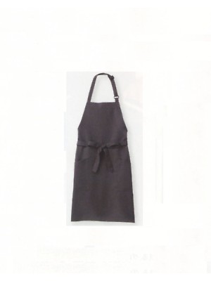 5-843 兼用エプロン(チャコール)の関連写真です
