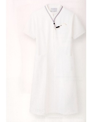 ユニフォーム483 73-1130 ナースワンピース(白)