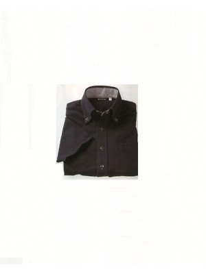 ユニフォーム7 ZK2712-1CB 兼用半袖ニットシャツ(黒)