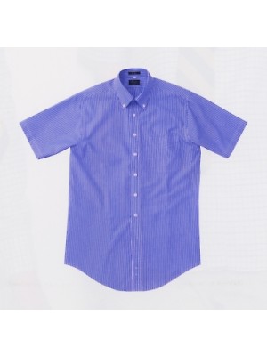 GU2270 半袖グランドストライプシャツの関連写真です