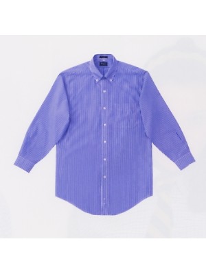 GU2271 長袖グランドストライプシャツの関連写真です