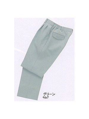 ユニフォーム60 AG24006 ツータック脇ゴムパンツ(12廃