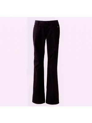 ユニフォーム15 61170 レディースニットパンツ(ブラック)