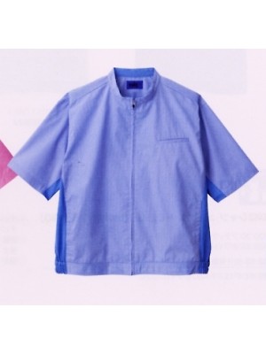 クリックで62091 シャツブルゾン(ブルー)のオンラインカタログのページを表示します