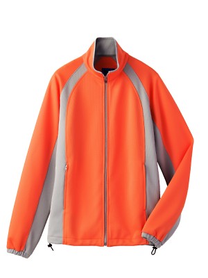 ユニフォーム8 62177 ニットブルゾン(オレンジ)