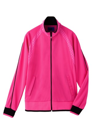 ユニフォーム12 62186 ニットブルゾン(ピンク)