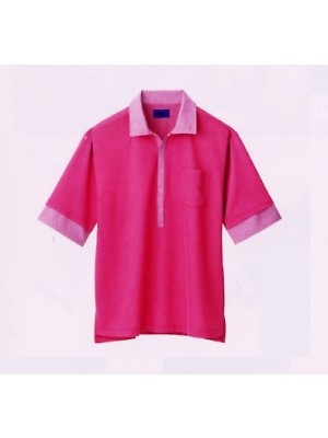 ユニフォーム61 65216 ポロシャツ(ピンク)