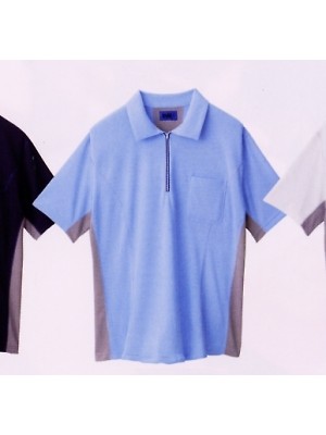 ユニフォーム1309 65222 ポロシャツ(サックス)