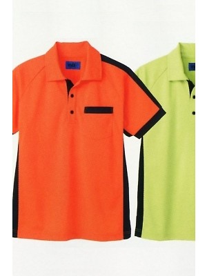 ユニフォーム12 65364 ポロシャツ(オレンジ)
