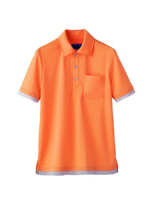 ユニフォーム386 65427 ポロシャツ(オレンジ)