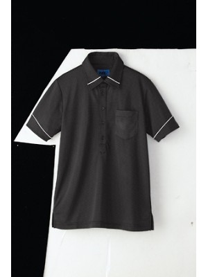 ユニフォーム43 65530 ポロシャツ(ブラック)