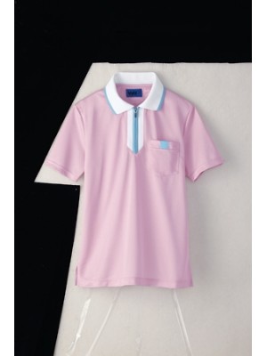ユニフォーム421 65543 ポロシャツ(ピンク)