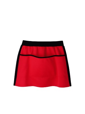 クリックで69423 スカートエプロン(レッド)のオンラインカタログのページを表示します