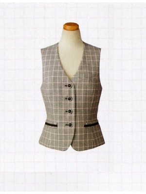 ユニフォーム3642 S03479 ベスト(事務服)(16廃番)