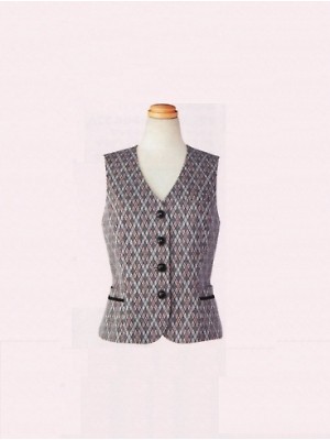 ユニフォーム3652 S03643 ベスト(事務服)(シングル)