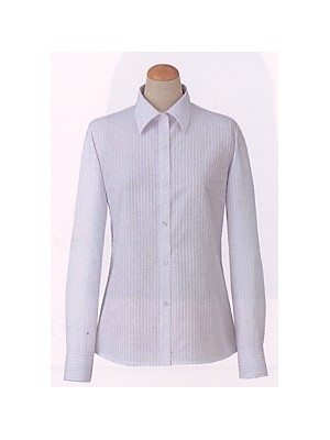 ユニフォーム262 S35892 長袖ブラウス(ブルー)