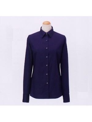 ユニフォーム328 S36051 長袖ブラウス(ネイビー)