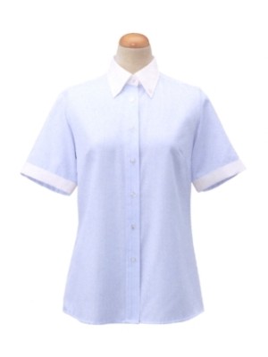 ユニフォーム501 S36092 半袖ブラウス(サックス)