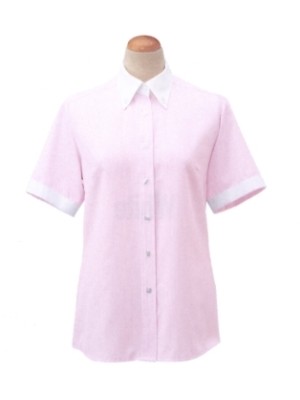 ユニフォーム502 S36096 半袖ブラウス(ピンク)