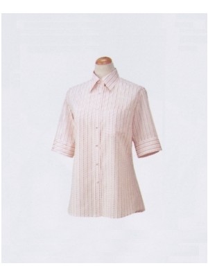 ユニフォーム1 S36316 五分袖シャツ(ピンク)