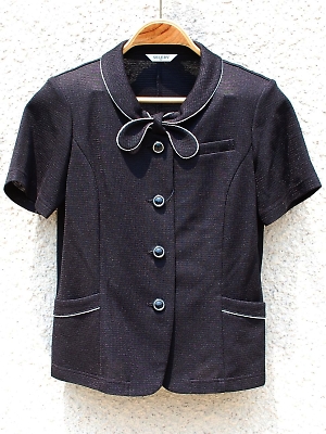 ユニフォーム1302 S50110 オーバーブラウス(ブラック)