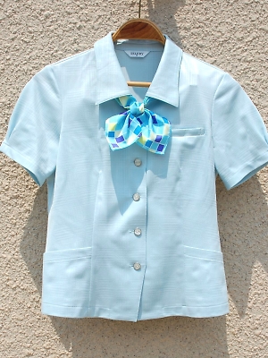 ユニフォーム3432 S50132 オーバーブラウス(16廃番)