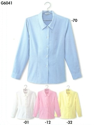 ユニフォーム772 T83208 ブラウス(G6041)白