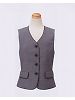 ユニフォーム1262 S03319 ベスト(事務服)グレー