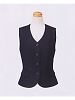 ユニフォーム932 S03370 ベスト(事務服)ブラック