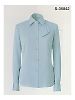ユニフォーム936 S35842 長袖ブラウス(サックス)