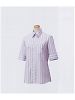 ユニフォーム350 S36337 五分袖シャツ(パープル)