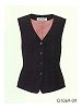 ユニフォーム319 T80530 ベスト(G1069)黒