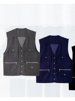 ユニフォーム131 710 クロスツイルベスト