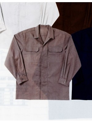 ユニフォーム545 760 CVC立ち襟シャツ