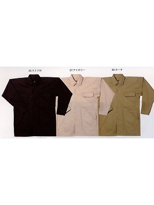 ユニフォーム8 865 綿ヘリンボン手甲シャツ(廃番)