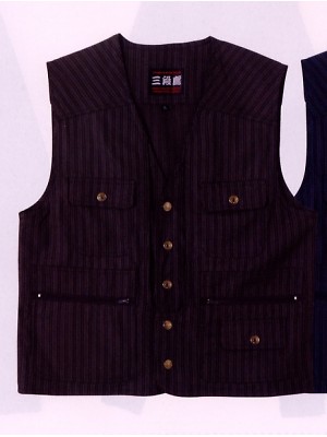 ユニフォーム124 920 サマーストライプベスト