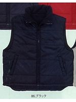 1610 ポリ裏フリースキルトベスト