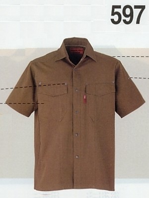ユニフォーム464 597 半袖シャツ(廃番)