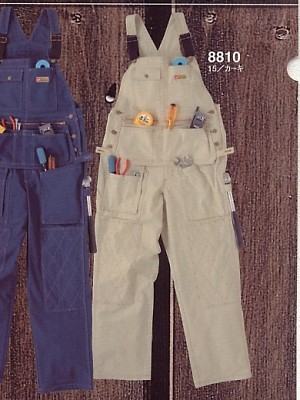 ユニフォーム12 8810 オーバーオールズ
