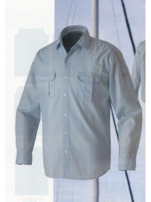 ユニフォーム2 1014-125 麻混シャツ