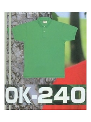 OK240 半袖ポロシャツの関連写真です